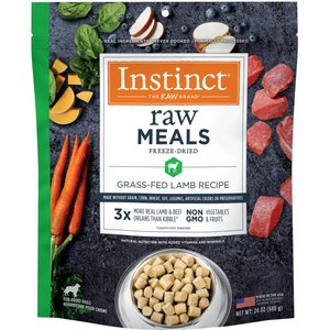 Instinct Raw Meals Real Beef Recipe Grain-Free Adult Freeze-Dried Dog Food