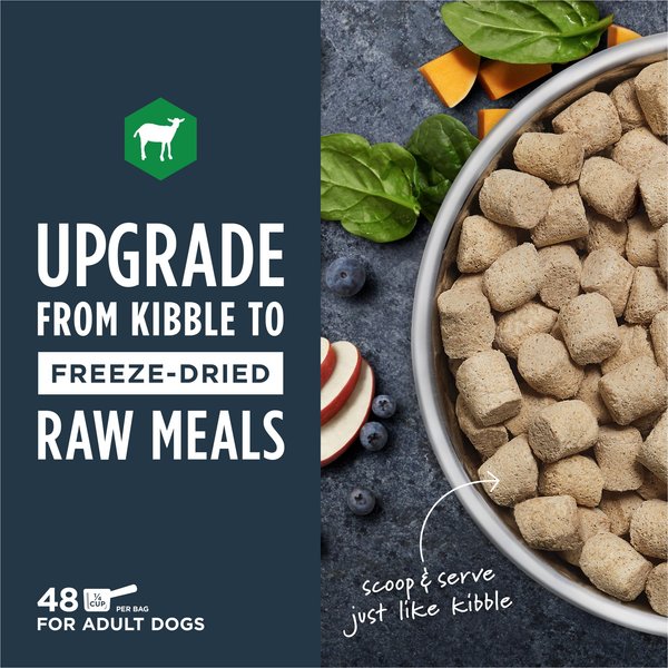 Instinct Raw Meals Grass-Fed Lamb Recipe Grain-Free Adult Freeze-Dried Dog Food
