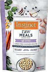 Instinct Raw Meals Kitten Grain-Free Cage-Free Chicken Recipe Freeze-Dried Cat Food, 9.5-oz bag
