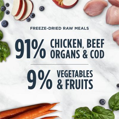 Show full view: Instinct Raw Meals Kitten Grain-Free Cage-Free Chicken Recipe Freeze-Dried Cat Food, 9.5-oz bag slide 7 of 11