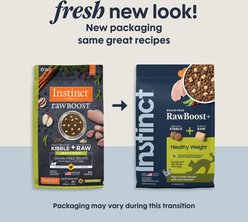 Instinct RawBoost Healthy Weight Recipe Grain-Free Dry Cat Food, 10-lb bag slide 2 of 9