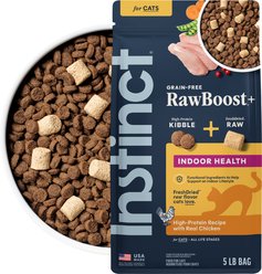 Instinct RawBoost Indoor Real Chicken Recipe Grain-Free Dry Cat Food, 5-lb bag