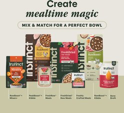 Instinct RawBoost Mixers Frozen Adult Grain-Free Gut Health Recipe Dog Food Topper, 1.25-lb bag slide 2 of 8