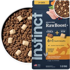 Instinct RawBoost Real Chicken Recipe Grain-Free Dry Cat Food, 5-lb bag