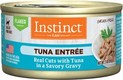 Instinct Tuna Entree Grain-Free Flaked Wet Cat Food, 3-oz can, case of 24