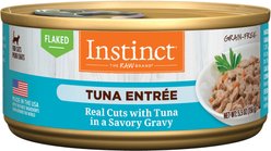 Instinct Tuna Entree Grain-Free Flaked Wet Cat Food, 5.5-oz can, case of 12