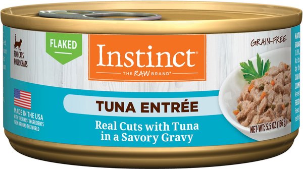 Instinct Tuna Entree Grain-Free Flaked Wet Cat Food Instinct Tuna Entree Grain-Free Flaked Wet Cat Food