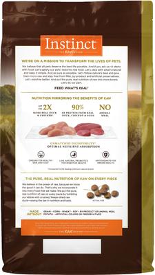 Show full view: Instinct Ultimate Protein Cage-Free Duck Recipe Grain-Free Dry Cat Food, 4-lb bag slide 3 of 13