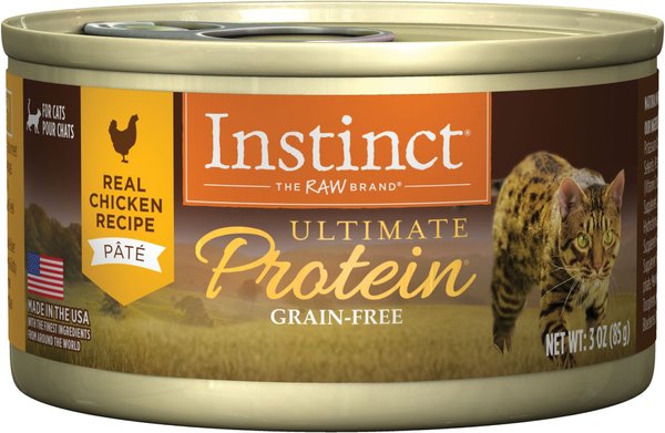 Instinct Ultimate Protein Real Chicken Recipe Grain-Free Pate Wet Cat Food Instinct Ultimate Protein Real Chicken Recipe Grain-Free Pate Wet Cat Food