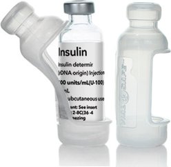 Insulin Vial Protector for Lantus, Clear, 2 Pack
