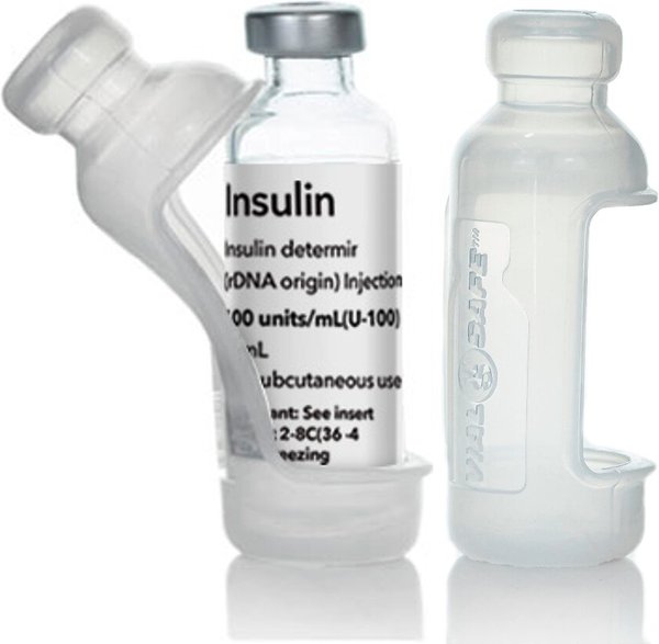 Insulin Vial Protector for Lantus 2 Pack