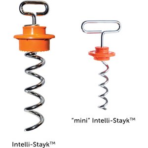 IntelliLeash Intelli-Stayk Surface-Lock Dog Tie-Out Stake, Standard