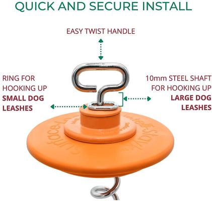 Show full view: IntelliLeash Intelli-Stayk with Beast Dog Surface Lock slide 4 of 7