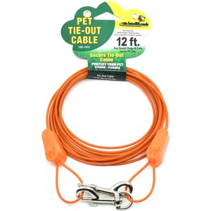 IntelliLeash Tie-Out Dog Cables, 12-ft, 10-lb