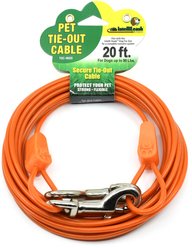 IntelliLeash Tie-Out Dog Cables, 20-ft, 90-lb
