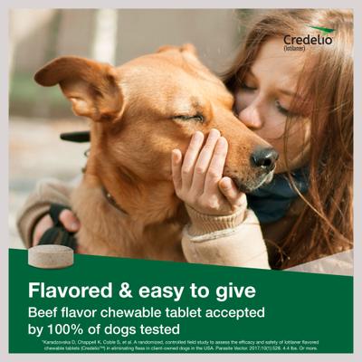 Show full view: Interceptor Plus Chew, 2-8 lbs, (Orange Box), 3 Chew (3-mo. supply) + Credelio Chewable Tablet for Dogs, 12.1-25 lbs, (Orange Box), 3 Chewable Tablets (3-mos. supply) slide 9 of 9