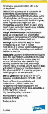 Show full view: Interceptor Plus Chew, 8.1-25 lbs, (Green Box), 3 Chew (3-mo. supply) + Credelio Chewable Tablet for Dogs, 4.4-6 lbs, (Yellow Box), 3 Chewable Tablets (3-mos. supply) slide 7 of 9
