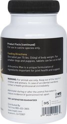 International Veterinary Sciences Arthramine Max Healthy Joints & Bones Glucosamine Dog Supplement, 60 count slide 2 of 4
