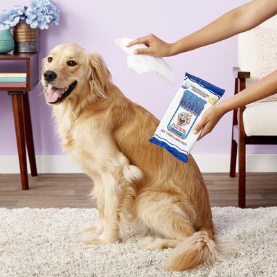 Show full view: International Veterinary Sciences Quick Bath Large Breed Dog Wipes, 10 count slide 3 of 7