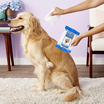 Show full view: International Veterinary Sciences Quick Bath Small Breed Dog Wipes, 10 count slide 5 of 8