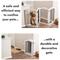 Show in main carousel: Internet's Best Arched Top Wire Dog Gate, 30-in, White, 4 Panel slide 4 of 9
