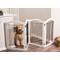 Show in main carousel: Internet's Best Arched Top Wire Dog Gate, 30-in, White, 4 Panel slide 5 of 9