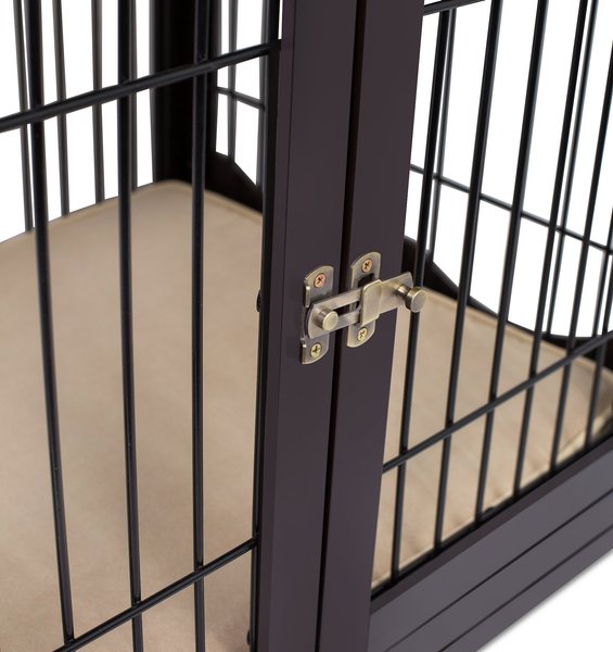 Show full view: Internet's Best Double Door Furniture Style Dog Crate & End Table, Espresso, 32 inch slide 6 of 10