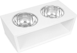 Internet's Best Modern Elevated Dog & Cat Bowls, 2-cup, 5.5-in Tall
