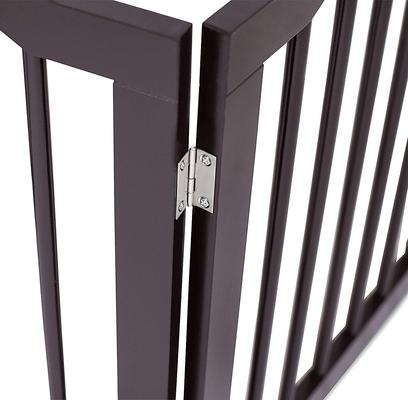 Show full view: Internet's Best Traditional Arch Pet Gate, Espresso, 24-in, 3-Panel slide 5 of 6