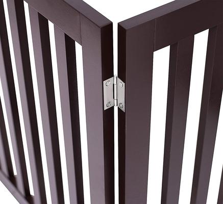 Show full view: Internet's Best Traditional Pet Gate, Espresso, 24-in, 4-Panel slide 6 of 8