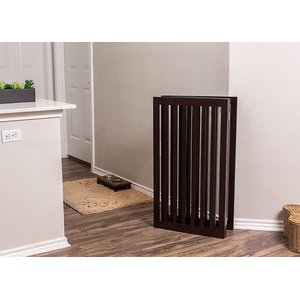 Internet's Best Traditional Pet Gate, Espresso, 36-in, 3-Panel