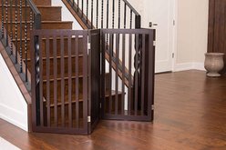 Internet's Best Traditional Pet Gate, Espresso, 36-in, 4-Panel