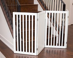 Internet's Best Traditional Pet Gate, White, 36-in, 4-Panel