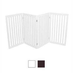 Internet's Best Traditional Pet Gate, White, 36-in, 4-Panel slide 2 of 4