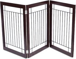 Internet's Best Traditional Wire Dog Gate, 30-in, Espresso, 3 Panel
