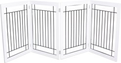 Internet's Best Traditional Wire Dog Gate, 30-in, White, 4 Panel