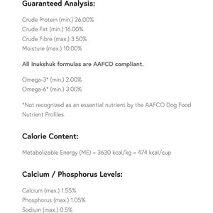 Inukshuk Performance Marine 26/16 Dog Dry Food, 33-lb bag