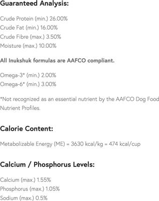 Show full view: Inukshuk Performance Marine 26/16 Dog Dry Food, 33-lb bag slide 5 of 11