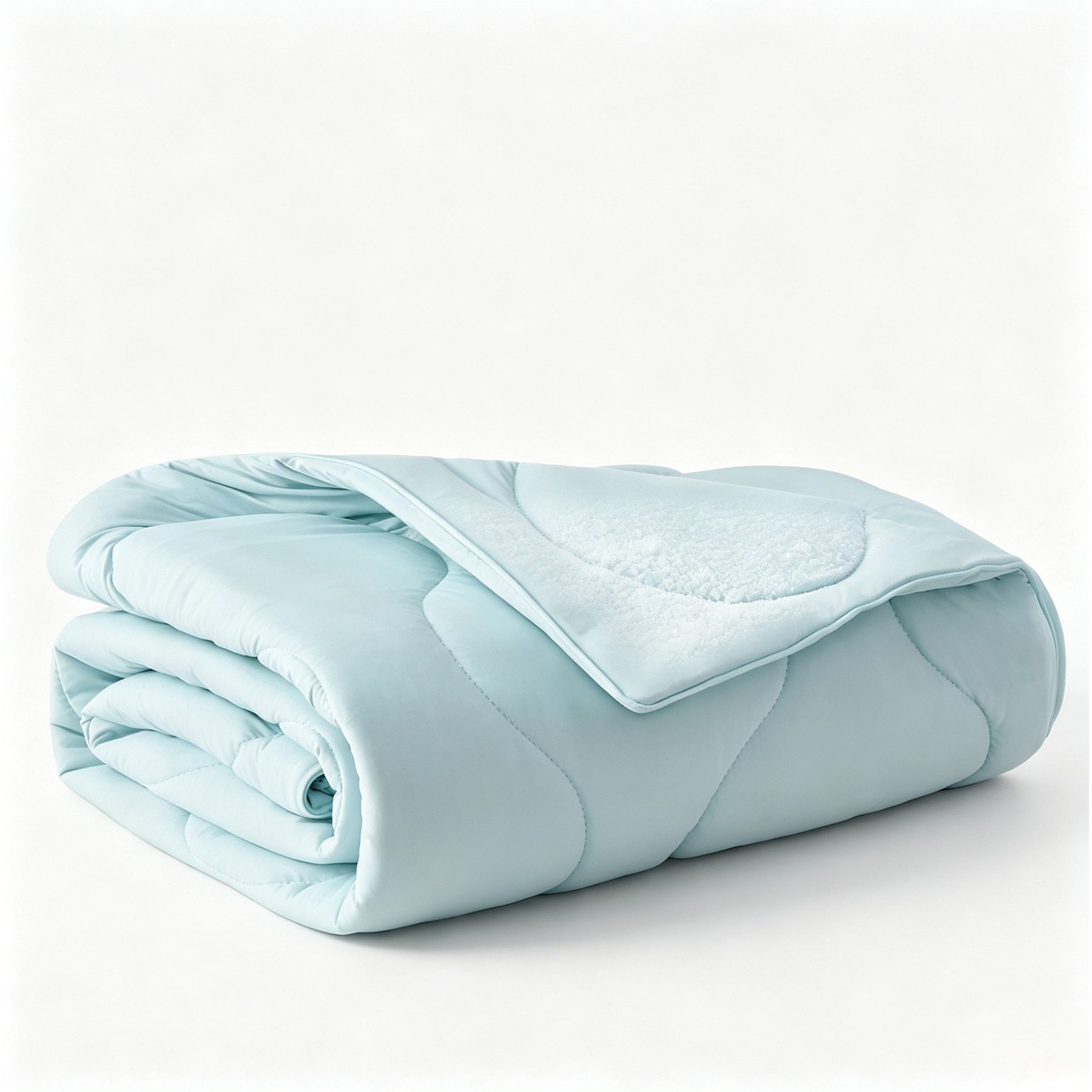 Invenho Thin Lightweight Washable Travel Soft Summer Cooling Blanket Dog Bed, Blue, X-Large