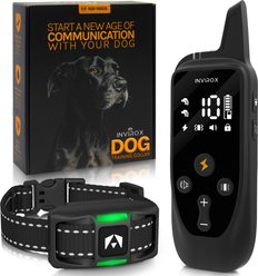 INVIROX 2026 Edition Waterproof Rechargeable Dog Training Collar & Remote Control, Black, 1 count