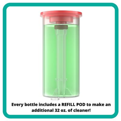 Show full view: Ion Fusion Profesional ION Formula Honeydew Melon All Surface Cleaner, 32-fl oz bottle & 32-fl oz refill slide 4 of 7