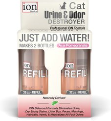 Ion Fusion Professional ION Formula Acai Pomegranete Cat Urine & Odor Destroyer Refill, 32-fl oz, 2 count