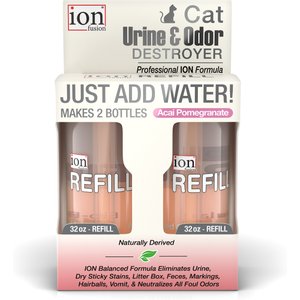 Ion Fusion Professional ION Formula Acai Pomegranete Cat Urine & Odor Destroyer Refill, 32-fl oz, 2 count