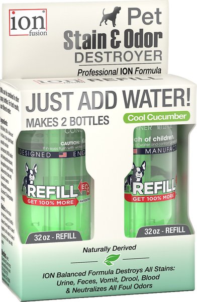 Ion Fusion Professional ION Formula Cool Cucumber Pet Stain & Odor Destroyer Refill