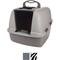 Show in main carousel: iPrimio Cat Litter Trapper EZ Clean Mat, Black, Large + Catit Jumbo Hooded Cat Pan, Grey slide 5 of 6
