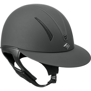 IRH F1 Wide Brim Horse Riding Helmet, Matte Black/Matte Black Frame, Large: 7 1/8 to 7 1/4 -in