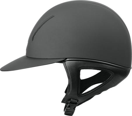 Show full view: IRH F1 Wide Brim Horse Riding Helmet, Matte Black/Matte Black Frame, Large: 7 1/8 to 7 1/4 -in slide 4 of 6