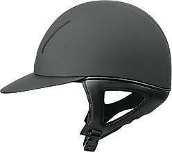 IRH F1 Wide Brim Horse Riding Helmet, Matte Black/Matte Black Frame, X-Large: 7 3/8 to 7 1/2 -in slide 2 of 5