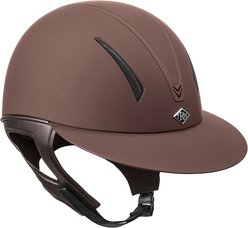 IRH F1 Wide Brim Horse Riding Helmet, Matte Brown with Matte Brown Frame, Large: 7 1/8 to 7 1/4-in