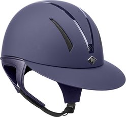 IRH F1 Wide Brim Horse Riding Helmet, Matte Navy/Gloss Navy Frame, X-Large: 7 3/8 to 7 1/2 -in